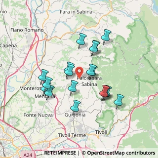 Mappa Strada di Colle Massimiano, 00018 Palombara Sabina RM, Italia (6.69278)