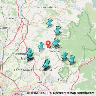 Mappa Strada di Colle Massimiano, 00018 Palombara Sabina RM, Italia (7.5285)