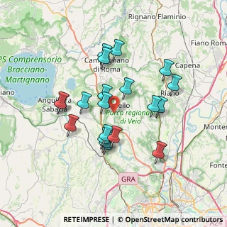 Mappa Via della Mola Vecchia, 00060 Formello RM, Italia (6.7275)