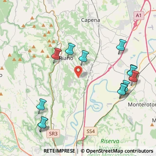 Mappa Via Monte dell'Ara, 00060 Riano RM, Italia (5.31)
