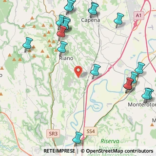 Mappa Via Monte dell'Ara, 00060 Riano RM, Italia (6.2475)