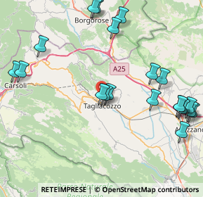 Mappa Via Colli, 67069 Tagliacozzo AQ, Italia (10.594)