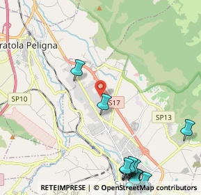 Mappa Via Contrada S. Nicola, 67039 Sulmona AQ, Italia (3.3175)