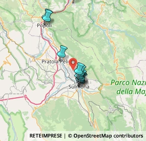 Mappa Via Contrada S. Nicola, 67039 Sulmona AQ, Italia (5.93727)