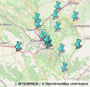 Mappa Via Contrada S. Nicola, 67039 Sulmona AQ, Italia (14.71412)