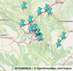 Mappa Via Contrada S. Nicola, 67039 Sulmona AQ, Italia (13.71462)