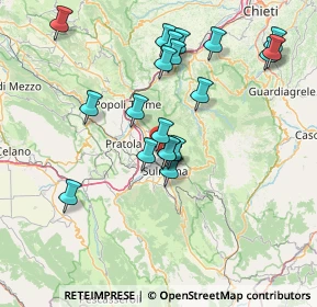 Mappa Via Contrada S. Nicola, 67039 Sulmona AQ, Italia (15.493)