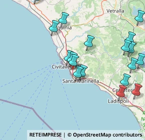 Mappa Via del Casaletto Rosso, 00053 Civitavecchia RM, Italia (19.30889)