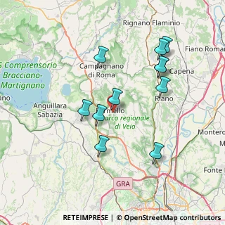 Mappa Via Dei Fossi Vecchi, 00060 Formello RM, Italia (7.64455)