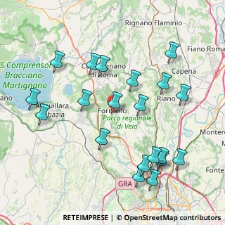 Mappa Via XX Settembre, 00060 Formello RM, Italia (9.4145)
