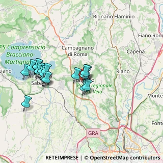 Mappa Strada Comunale di Montecco, 00060 Formello RM, Italia (7.5915)