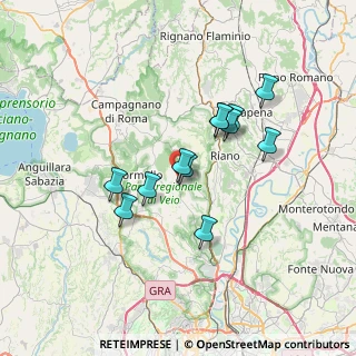 Mappa Via Sacrofano-Prima Porta, 00060 Sacrofano RM, Italia (6.03)