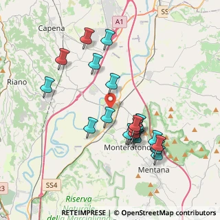 Mappa Via Bruno Pontecorvo, 00015 Monterotondo RM, Italia (3.867)