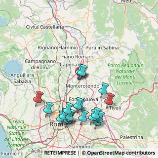 Mappa Via Bruno Pontecorvo, 00015 Monterotondo RM, Italia (17.9355)