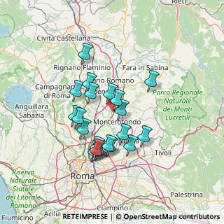 Mappa Via Bruno Pontecorvo, 00015 Monterotondo RM, Italia (12.482)