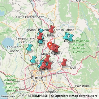 Mappa Via Bruno Pontecorvo, 00015 Monterotondo RM, Italia (12.8725)