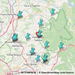 Mappa Via A. Petrocchi, 00018 Palombara Sabina RM, Italia (9.7895)