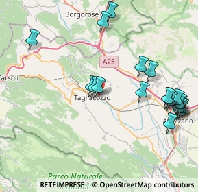 Mappa Via Selve Piane, 67069 Tagliacozzo AQ, Italia (10.067)