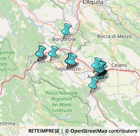 Mappa Via Selve Piane, 67069 Tagliacozzo AQ, Italia (11.68833)