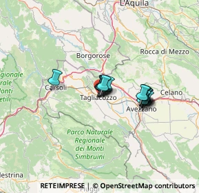 Mappa Strada Statale 5 Tiburtina Valeria Variante, 67069 Tagliacozzo AQ, Italia (8.874)