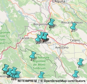 Mappa Strada Statale 5 Tiburtina Valeria Variante, 67069 Tagliacozzo AQ, Italia (23.526)
