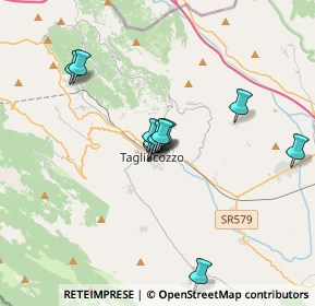 Mappa Strada Statale 5 Tiburtina Valeria Variante, 67069 Tagliacozzo AQ, Italia (3.45417)