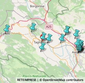 Mappa Strada Statale 5 Tiburtina Valeria Variante, 67069 Tagliacozzo AQ, Italia (11.055)