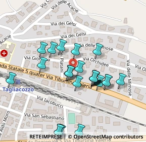 Mappa Strada Statale 5 Tiburtina Valeria Variante, 67069 Tagliacozzo AQ, Italia (0.10741)