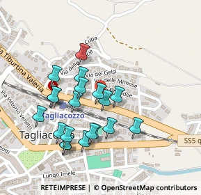 Mappa Strada Statale 5 Tiburtina Valeria Variante, 67069 Tagliacozzo AQ, Italia (0.229)
