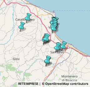 Mappa Vico I Marruccina, 66051 Cupello CH, Italia (5.70632)