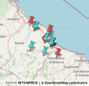 Mappa Vico I Marruccina, 66051 Cupello CH, Italia (8.40077)