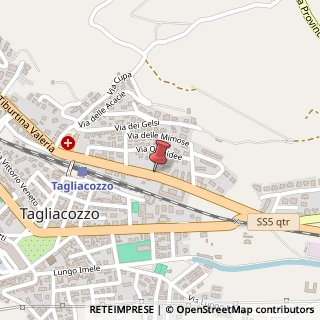 Mappa Strada Statale 5 Tiburtina Valeria Variante, 93, 67069 Tagliacozzo, L'Aquila (Abruzzo)