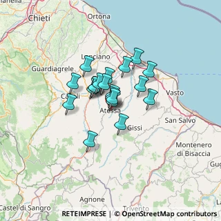 Mappa Contrada Rigatella, 66041 Atessa CH, Italia (8.805)