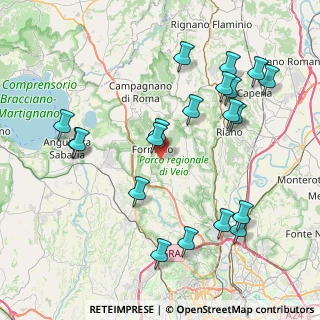 Mappa Via Di Monte Aguzzo, 00060 Formello RM, Italia (9.4905)