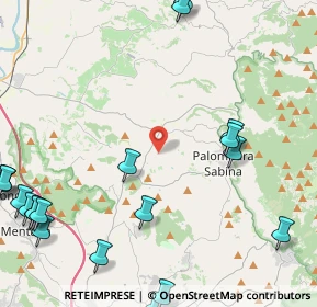 Mappa Strada di Colle Pedeschiavo, 00018 Palombara Sabina RM, Italia (6.823)