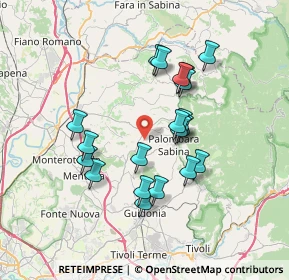 Mappa Strada di Colle Pedeschiavo, 00018 Palombara Sabina RM, Italia (6.659)