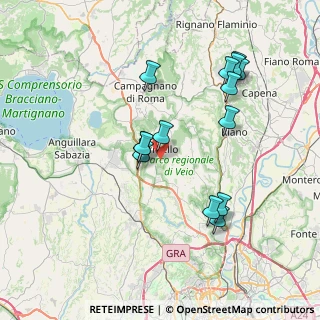 Mappa Via delle Sodera, 00060 Formello RM, Italia (7.79429)