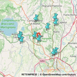 Mappa Via delle Sodera, 00060 Formello RM, Italia (7.91273)