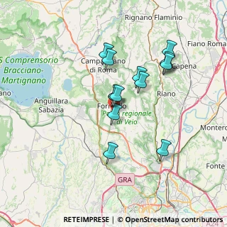 Mappa Via delle Sodera, 00060 Formello RM, Italia (6.50357)