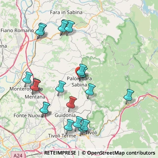 Mappa Via Imperiali, 00018 Palombara Sabina RM, Italia (10.064)