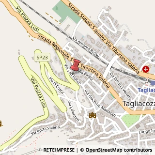 Mappa Via s. rocco, 67069 Tagliacozzo, L'Aquila (Abruzzo)