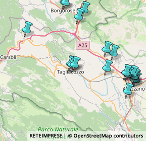 Mappa Via delle Orcidei, 67069 Tagliacozzo AQ, Italia (10.3285)