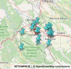 Mappa Via delle Orcidei, 67069 Tagliacozzo AQ, Italia (10.09063)