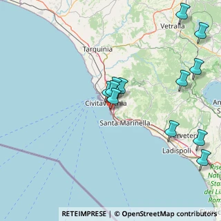 Mappa Via Aurelia Sud, 00053 Civitavecchia RM, Italia (18.85917)