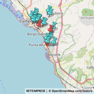 Mappa Via Aurelia Sud, 00053 Civitavecchia RM, Italia (2.059)