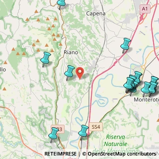 Mappa Via Pian dell'Olmo, 00060 Riano RM, Italia (6.533)
