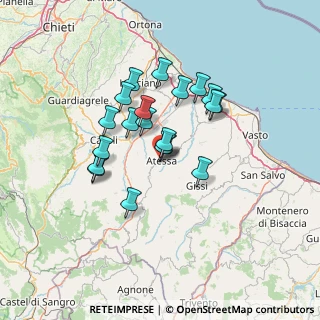 Mappa Via Brigata Maiella, 66041 Atessa CH, Italia (11.41)