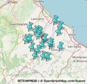 Mappa Via Brigata Maiella, 66041 Atessa CH, Italia (10.388)