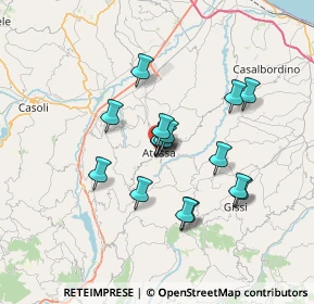Mappa Via Brigata Maiella, 66041 Atessa CH, Italia (5.74438)