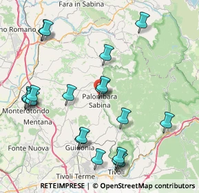 Mappa Viale Rieti, 00018 Palombara Sabina RM, Italia (9.902)
